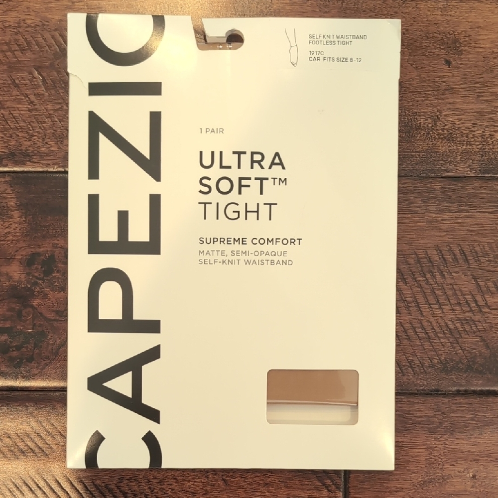 Capezio Ultra Soft Footless Tights / 1917C / Size 8-12